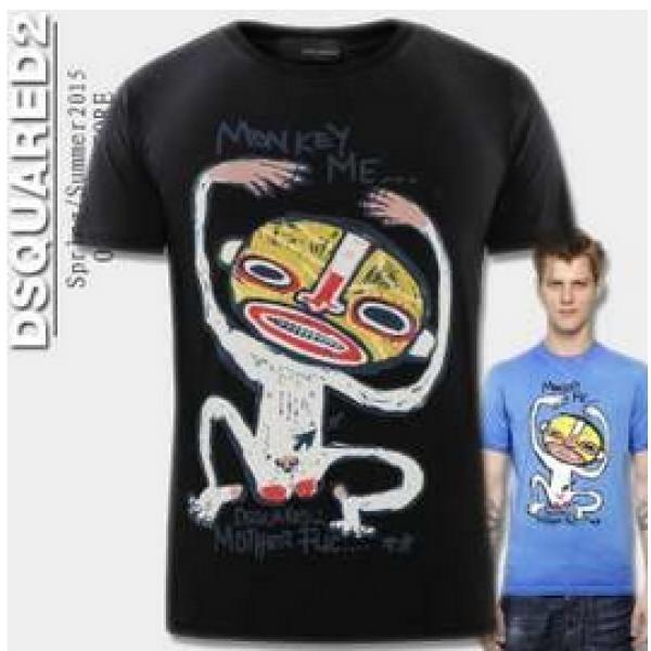 満点　プレゼントに 2026春夏 DSQUARED2 ディースクエアード 半袖Tシャツ 2色可選