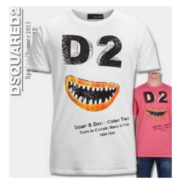 美品欧米韓流/雑誌 2026春夏 DSQUARED2 ディースクエアード 半袖Tシャツ 2色可選