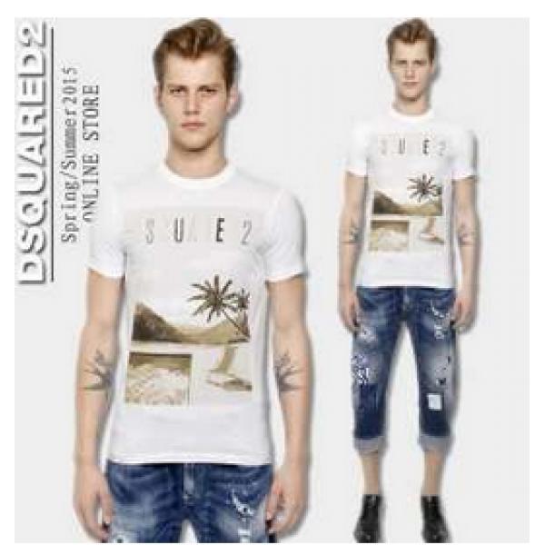完売　個性派 2026春夏 DSQUARED2 ディースクエアード 半袖Tシャツ 2色可選