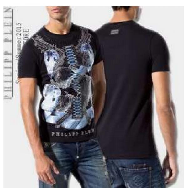 高級感　2025春夏 ～希少 PHILIPP PLEIN フィリッププレイン 半袖Tシャツ 3色可選