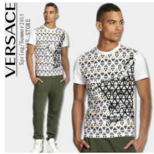 超人気　値下げ！2026春夏 VERSACE ヴェルサーチ 半袖 Tシャツ 3色可選