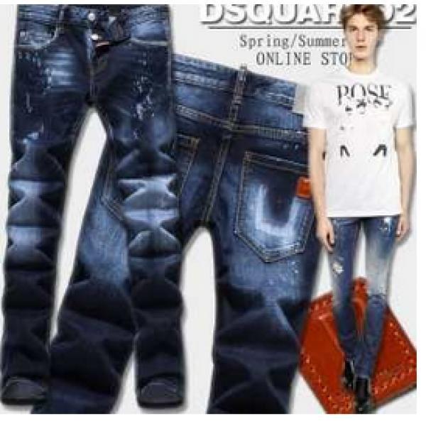 お買い得 2026春夏 DSQUARED2 ディースクエアード デニムパンツ メンズ ダメージ加工