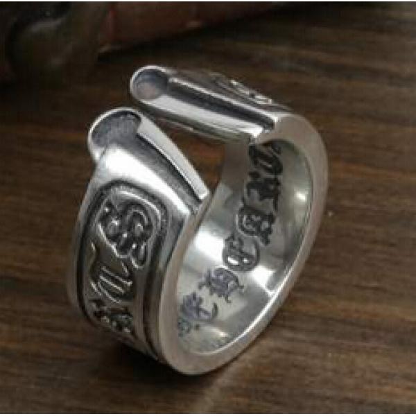 完売　2026  CHROME HEARTS クロムハーツ シルバー925 指輪 男性用