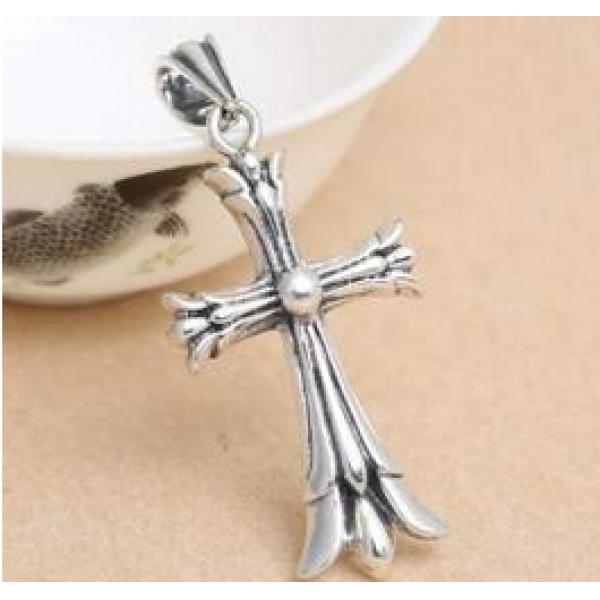 完売　2026  CHROME HEARTS クロムハーツ シルバー925 十字架 ペンダントトップ 男女兼用