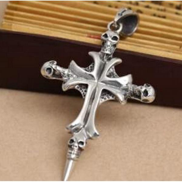 高級感　2026 CHROME HEARTS クロムハーツ シルバー925 十字架 ペンダントトップ 男女兼用
