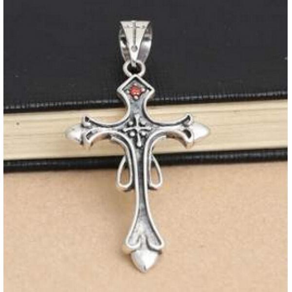 美品　2026 CHROME HEARTS クロムハーツ シルバー925 十字架 ペンダントトップ 男女兼用