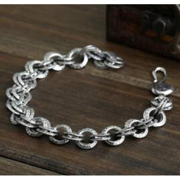 お買い得　2026 CHROME HEARTS クロムハーツ シルバー925 ブレスレット 男性用