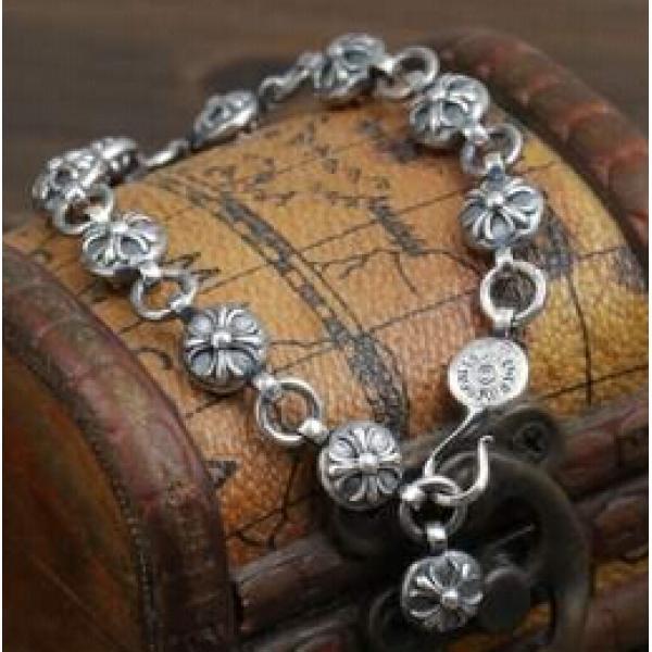 完売　 2026 CHROME HEARTS クロムハーツ シルバー925 ブレスレット 十字架