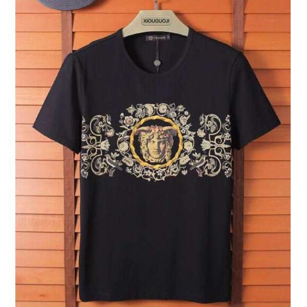 人気ファッション通販 VERSACE ヴェルサーチ  2026春夏 半袖Tシャツ 2色可選
