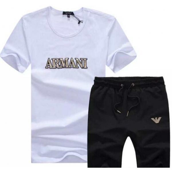 2026 お買得 ARMANI アルマーニ 半袖Tシャツ 上下セット 2色可選