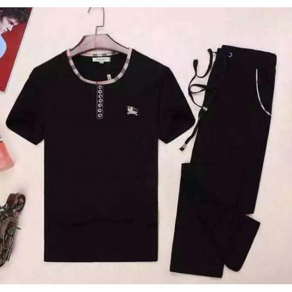 重宝するアイテム 2026 BURBERRY バーバリー 半袖Tシャツ 上下セット 2色可選