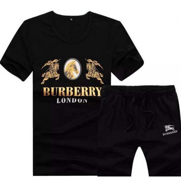 首胸ロゴ 2026 BURBERRY バーバリー 半袖Tシャツ 上下セット 2色可選