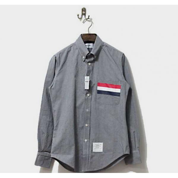 売れ筋！ ボーダー柄 シャツ 大人気☆NEW!! トムブラウン THOM BROWNE