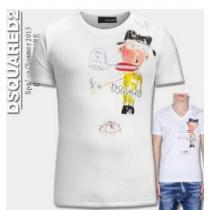お買い得2026春夏 DSQUARED2 ディースクエアード 半袖Tシャツ 2色可選