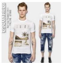 完売　個性派 2026春夏 DSQUARED2 ディースクエアード 半袖Tシャツ 2色可選