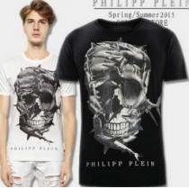 完売　激安2026春夏 欧米韓流/雑誌 PHILIPP PLEIN フィリッププレイン 半袖Tシャツ 2色可選
