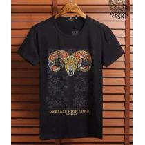 ◆モデル愛用◆ 2026春夏 VERSACE ヴェルサーチ 半袖Tシャツ 2色可選