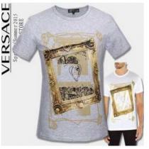 爽快感ある2026春夏 VERSACE ヴェルサーチ 半袖Tシャツ 2色可選