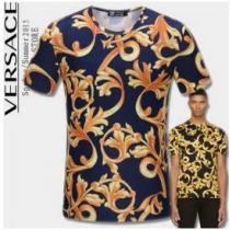新品　大人気 2025春夏 VERSACE ヴェルサーチ 半袖Tシャツ 2色可選