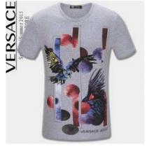伸縮性を高め 2026春夏 VERSACE ヴェルサーチ 半袖Tシャツ 3色可選