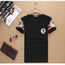 格好良い 2025春夏 VERSACE ヴェルサーチ 半袖Tシャツ 2色可選