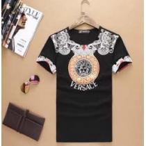 お買い得　高級感演出 2025春夏 VERSACE ヴェルサーチ 半袖Tシャツ 2色可選