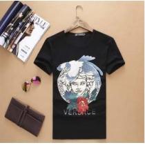 完売　2026春夏 一味違うケーブル編みが魅力満点 VERSACE ヴェルサーチ 半袖 Tシャツ 2色可選