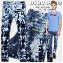 新作　2026春夏 DSQUARED2 ディースクエアード ストレートデニムパンツ ローライズ
