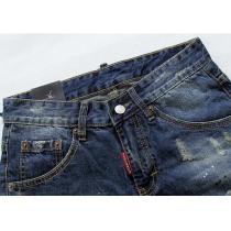 新入荷! 2026 DSQUARED2 ディースクエアード ダメージデニム 半ズボン　伸び感が優れ