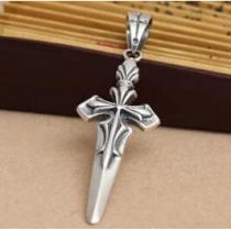 完売　2026希少 CHROME HEARTS クロムハーツ シルバー925 十字架 ペンダントトップ 男女兼用