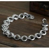 ファッション 2026 CHROME HEARTS クロムハーツ シルバー925 ブレスレット 男性用