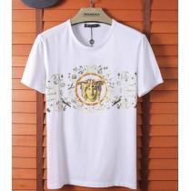 人気ファッション通販 VERSACE ヴェルサーチ  2026春夏 半袖Tシャツ 2色可選