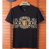 人気ファッション通販 VERSACE ヴェルサーチ  2026春夏 半袖Tシャツ 2色可選