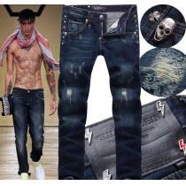 モデル愛用 !　2026  PHILIPP PLEIN フィリッププレイン ジーンズ ダメージ加工