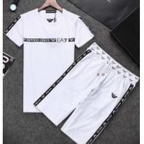 2026 抜群の雰囲気が作れる! ARMANI アルマーニ 半袖Tシャツ 上下セット 3色可選