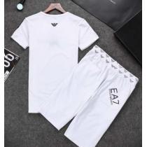 2026 抜群の雰囲気が作れる! ARMANI アルマーニ 半袖Tシャツ 上下セット 3色可選