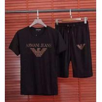 2026 着心地抜群 ARMANI アルマーニ 半袖Tシャツ 上下セット 3色可選