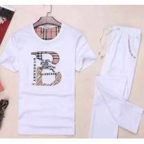 高級感を引き立てる 2026 BURBERRY バーバリー 半袖Tシャツ 上下セット 2色可選