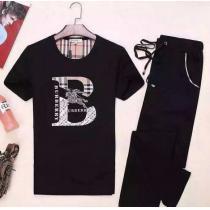 高級感を引き立てる 2026 BURBERRY バーバリー 半袖Tシャツ 上下セット 2色可選