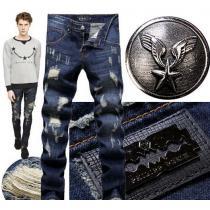 今季新作 2026 PHILIPP PLEIN フィリッププレインコピー ダメージデニム ダメージ加工