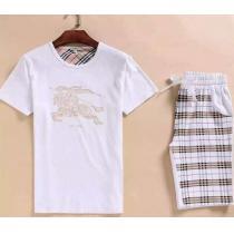 耐久性に優れ 2026 BURBERRY バーバリー 半袖Tシャツ 上下セット 4色可選