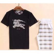 耐久性に優れ 2026 BURBERRY バーバリー 半袖Tシャツ 上下セット 4色可選