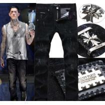 モデル愛用!　2026  PHILIPP PLEIN フィリッププレイン スキニーパンツ ダメージ加工
