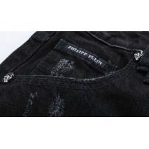 モデル愛用!　2025  PHILIPP PLEIN フィリッププレイン スキニーパンツ ダメージ加工