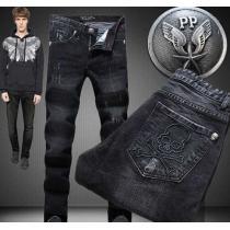 2026 高級感演出！ PHILIPP PLEIN フィリッププレイン ジーンズ ダメージ加工