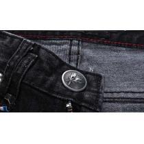 2026 高級感演出！ PHILIPP PLEIN フィリッププレイン ジーンズ ダメージ加工