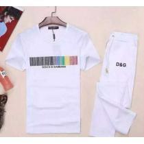 美品！ 2026 Dolce&Gabbana ドルチェ＆ガッバーナ 半袖Tシャツ 上下セット 2色可選