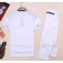 美品！ 2026 Dolce&Gabbana ドルチェ＆ガッバーナ 半袖Tシャツ 上下セット 2色可選