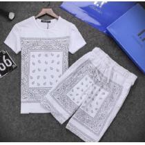 SALE開催 2026 Dolce&Gabbana ドルチェ＆ガッバーナ 半袖Tシャツ 上下セット 3色可選