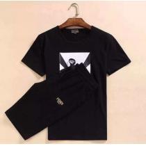 2026 値下げ！ FENDI フェンディ 半袖Tシャツ 上下セット 4色可選